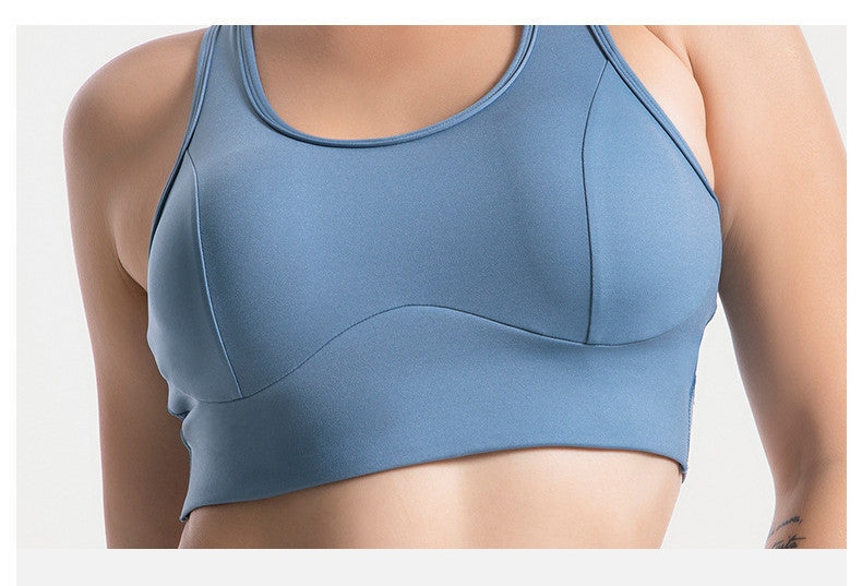 Shockproof breathable beauty back yoga bra