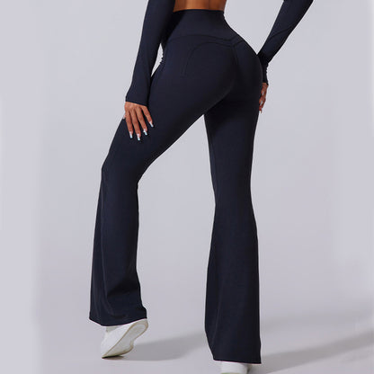 High Waist Slim Fit Fitness Trousers for Ultimate Comfort