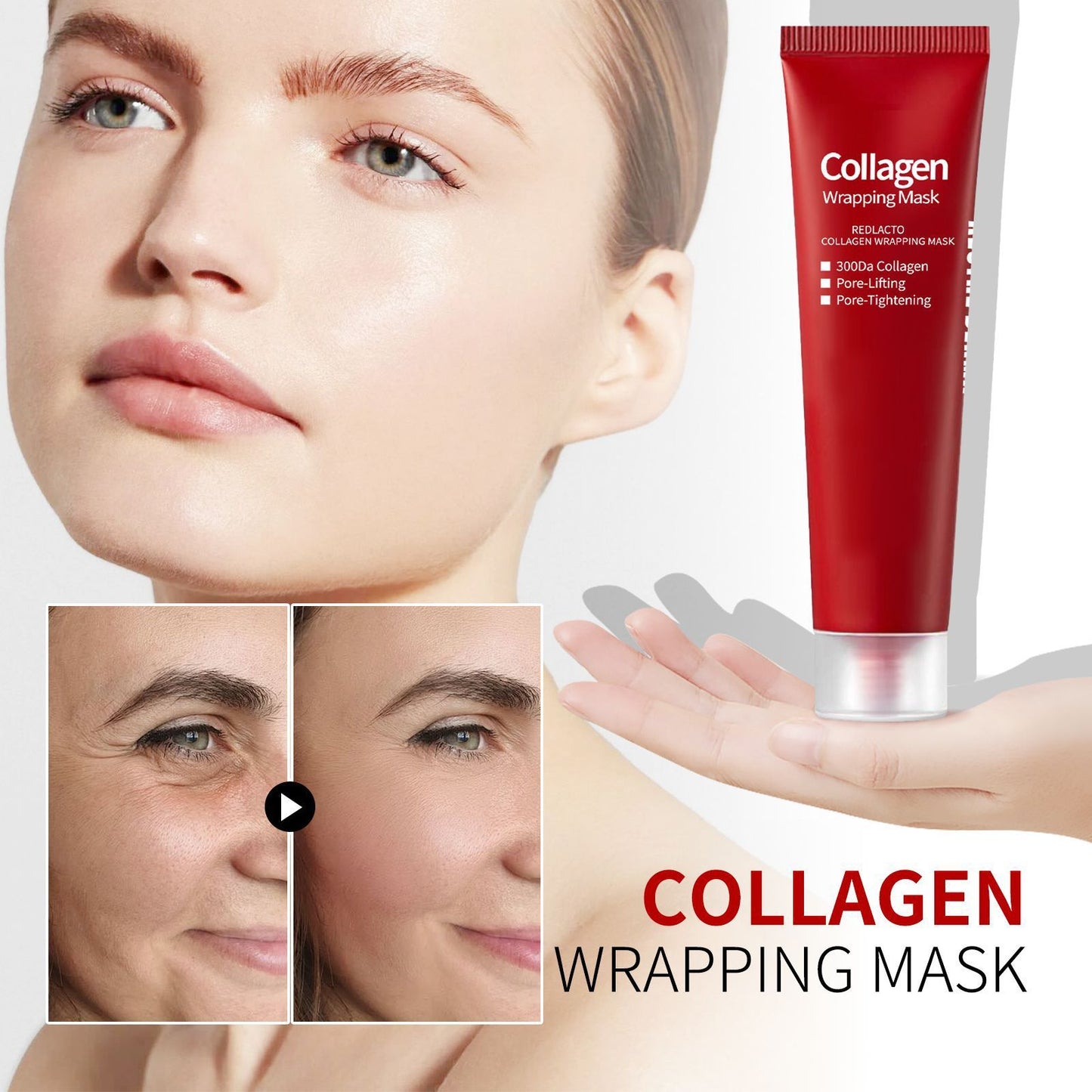 Red Lactic Acid Collagen Mask