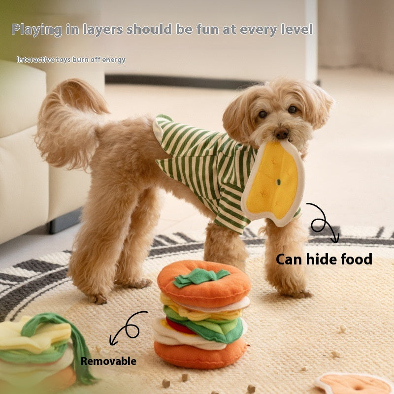 Smell Toy Dog Food Leakage Educational Toy